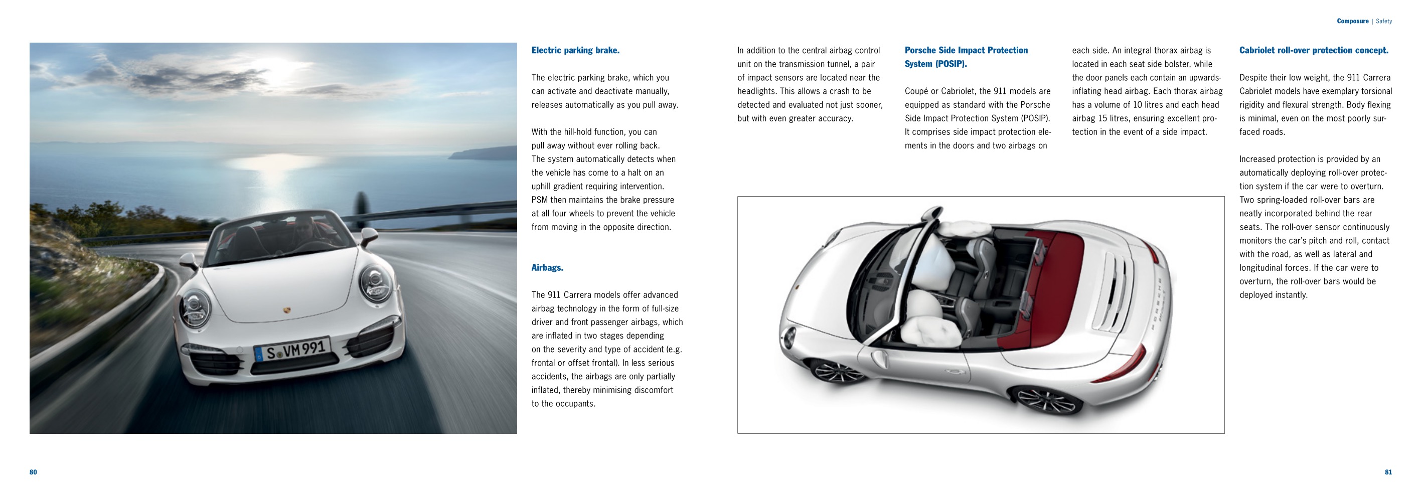 2014 Porsche 911 Brochure Page 1